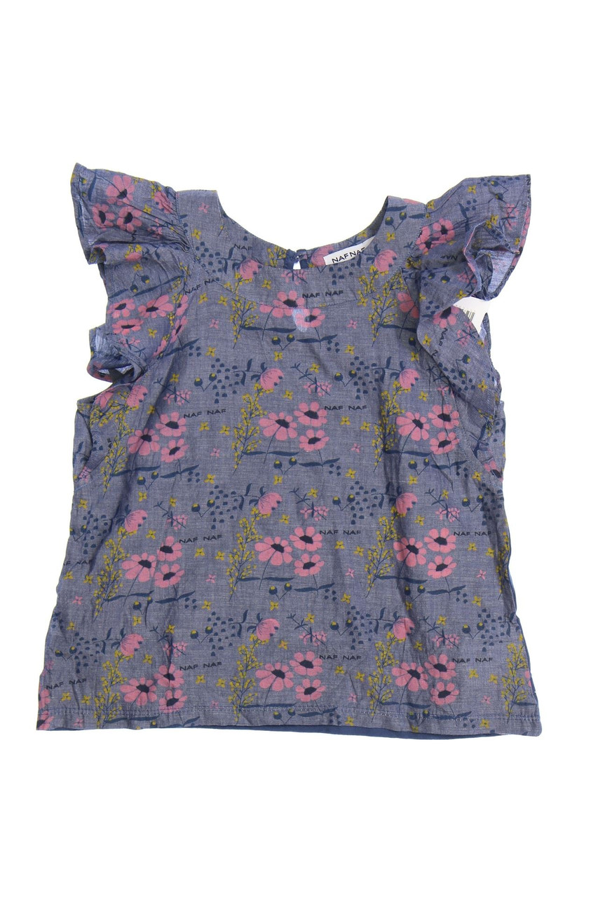 NAF NAF - Shortsleeve-blouse with floral print - 116