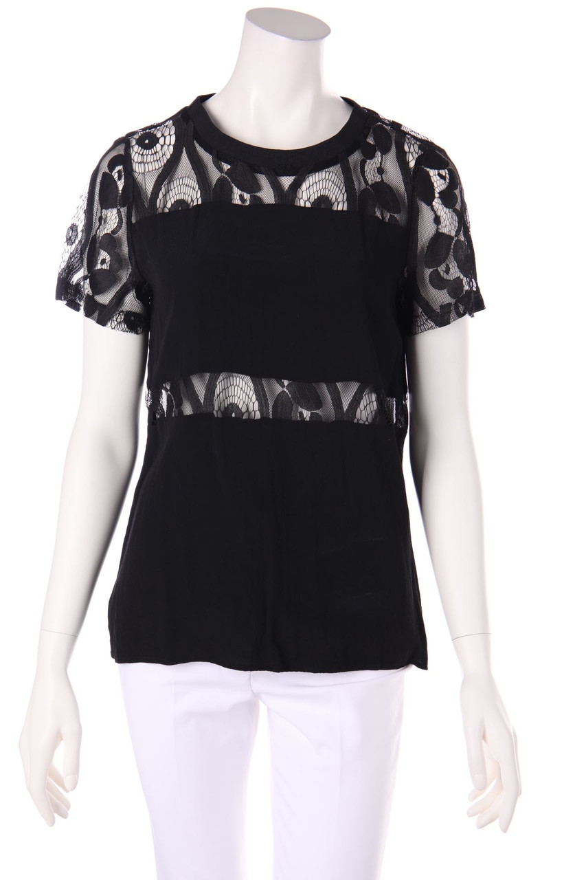 SILVIAN HEACH - Shirt Blouse with Lace Insert - M
