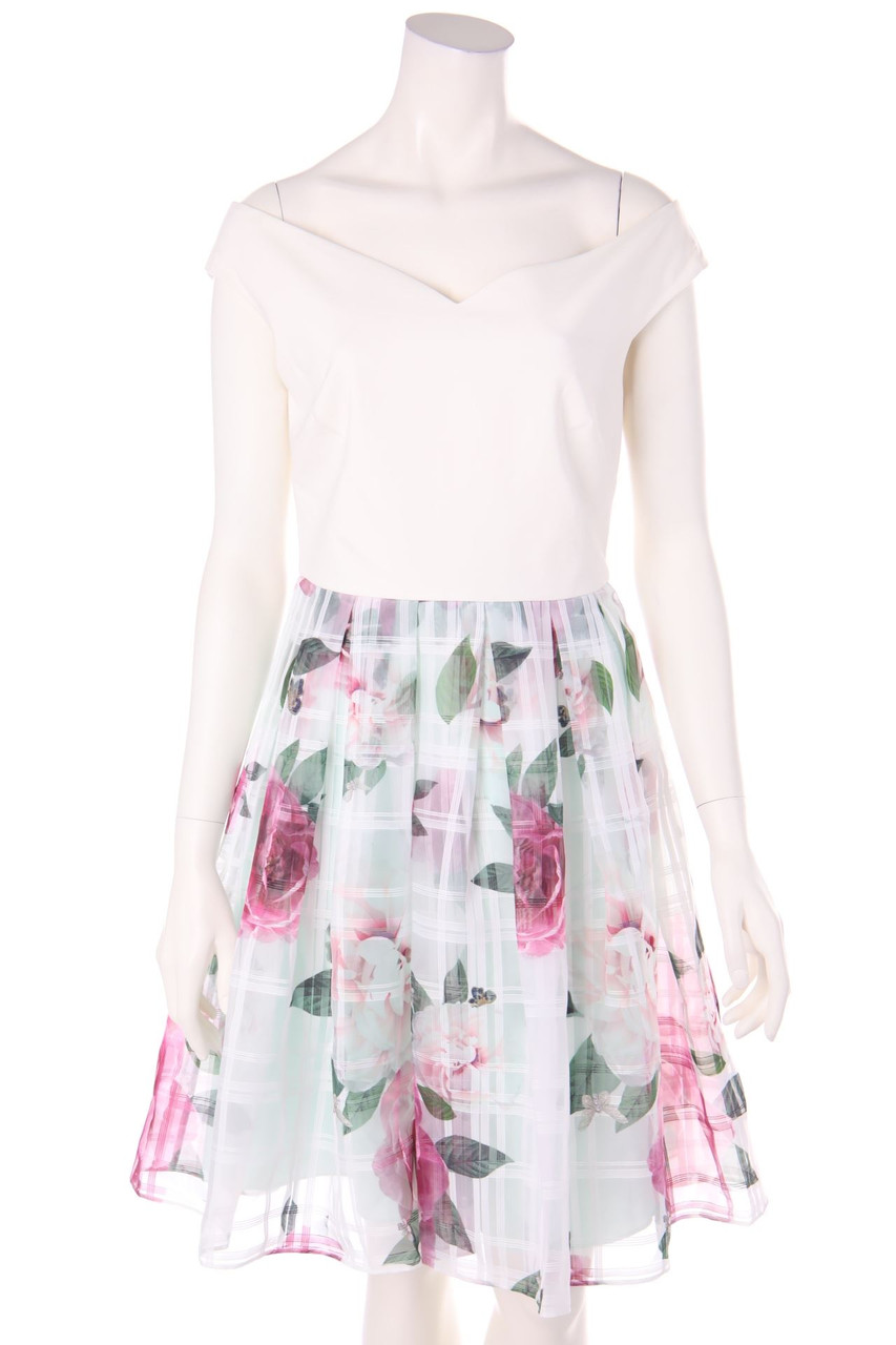 TED BAKER LONDON - Abendkleid mit floralem Muster - D 38