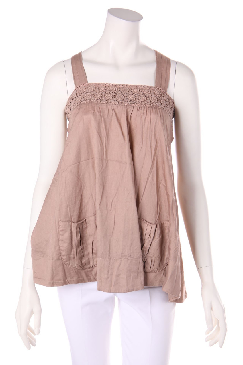 sandro - Top mit Spitzen-Einsatz - D 34