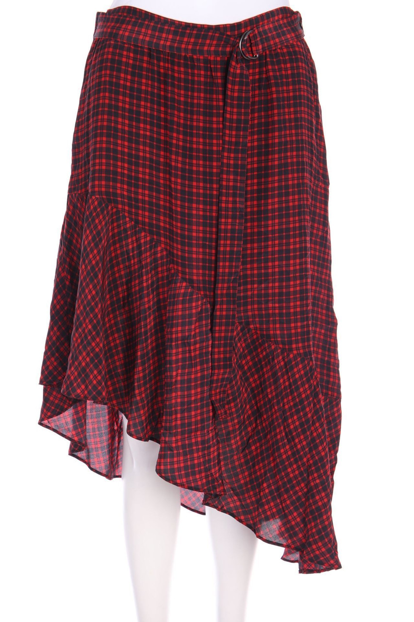 The Kooples - Skirt made of Silk, Checked - D 38