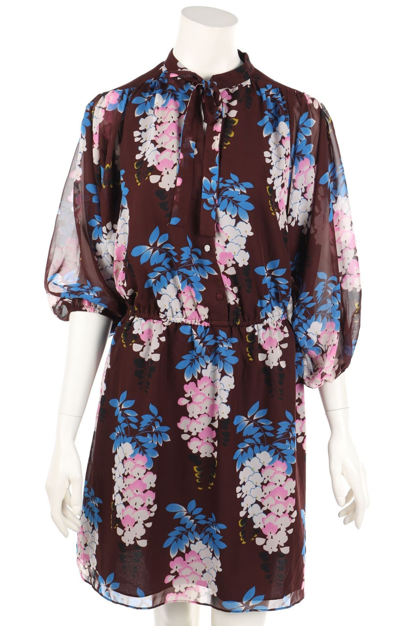 ANN TAYLOR - dress with floral print - M