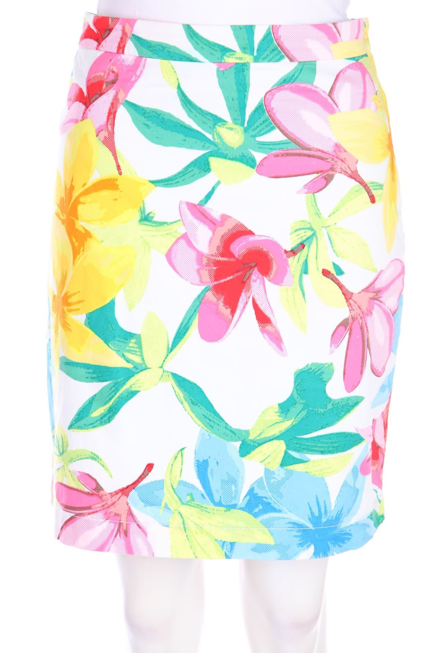 sandwich_ - Skirt with Flower Print - D 38