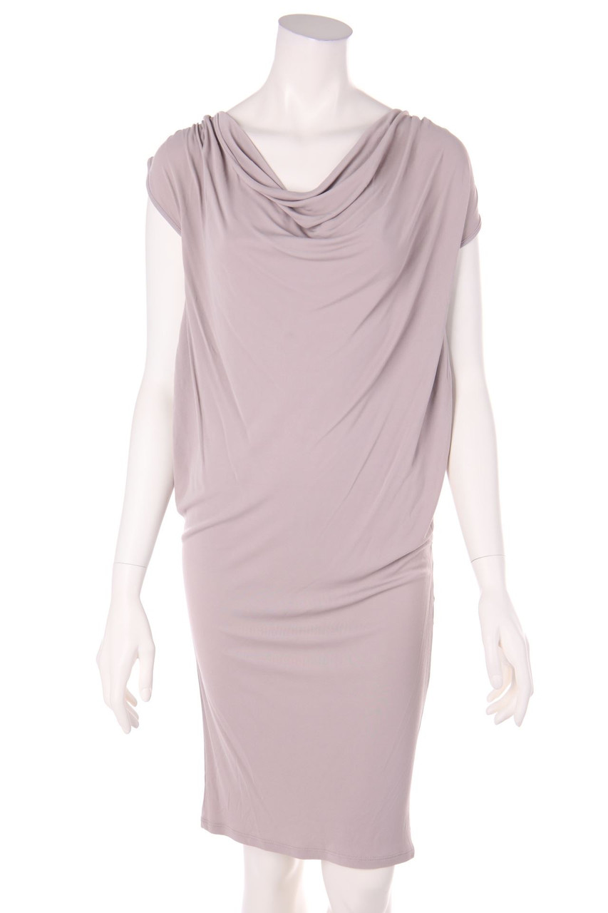 MARC CAIN - dress, Jersey with Cowl Neck - D 38
