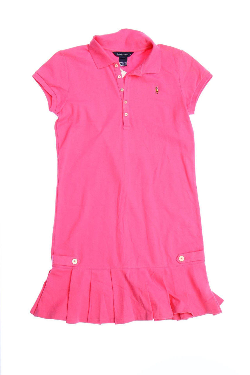 RALPH LAUREN - dress with Logo-Stitching - 158