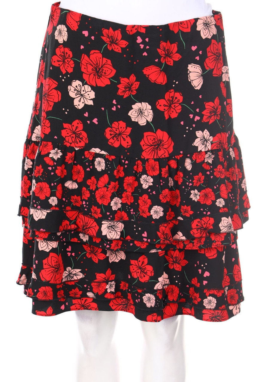 MARC CAIN - Skirt with Flower Print - D 38