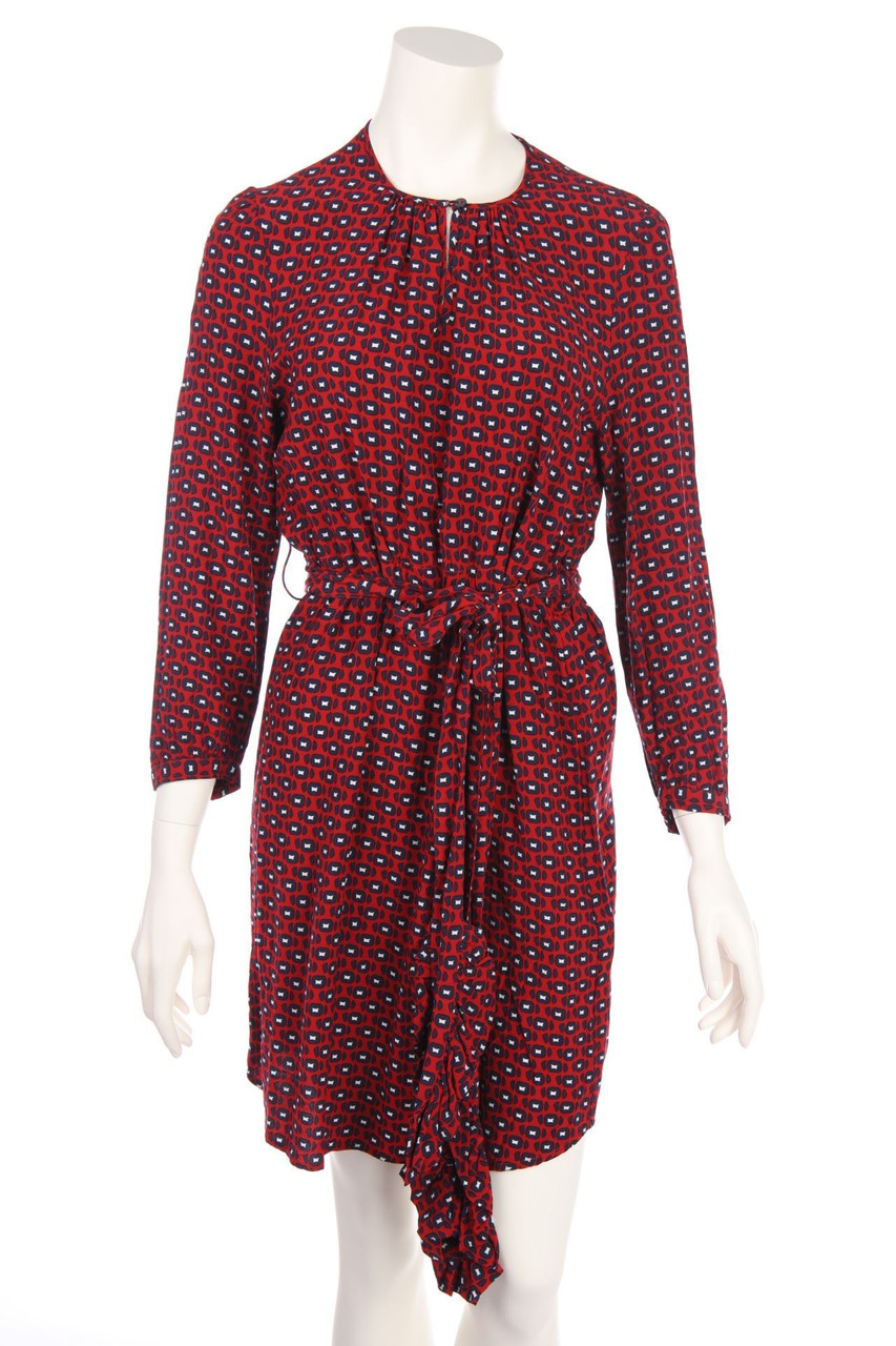 BAUM UND PFERDGARTEN - Patterned Dress with Belt - D 40