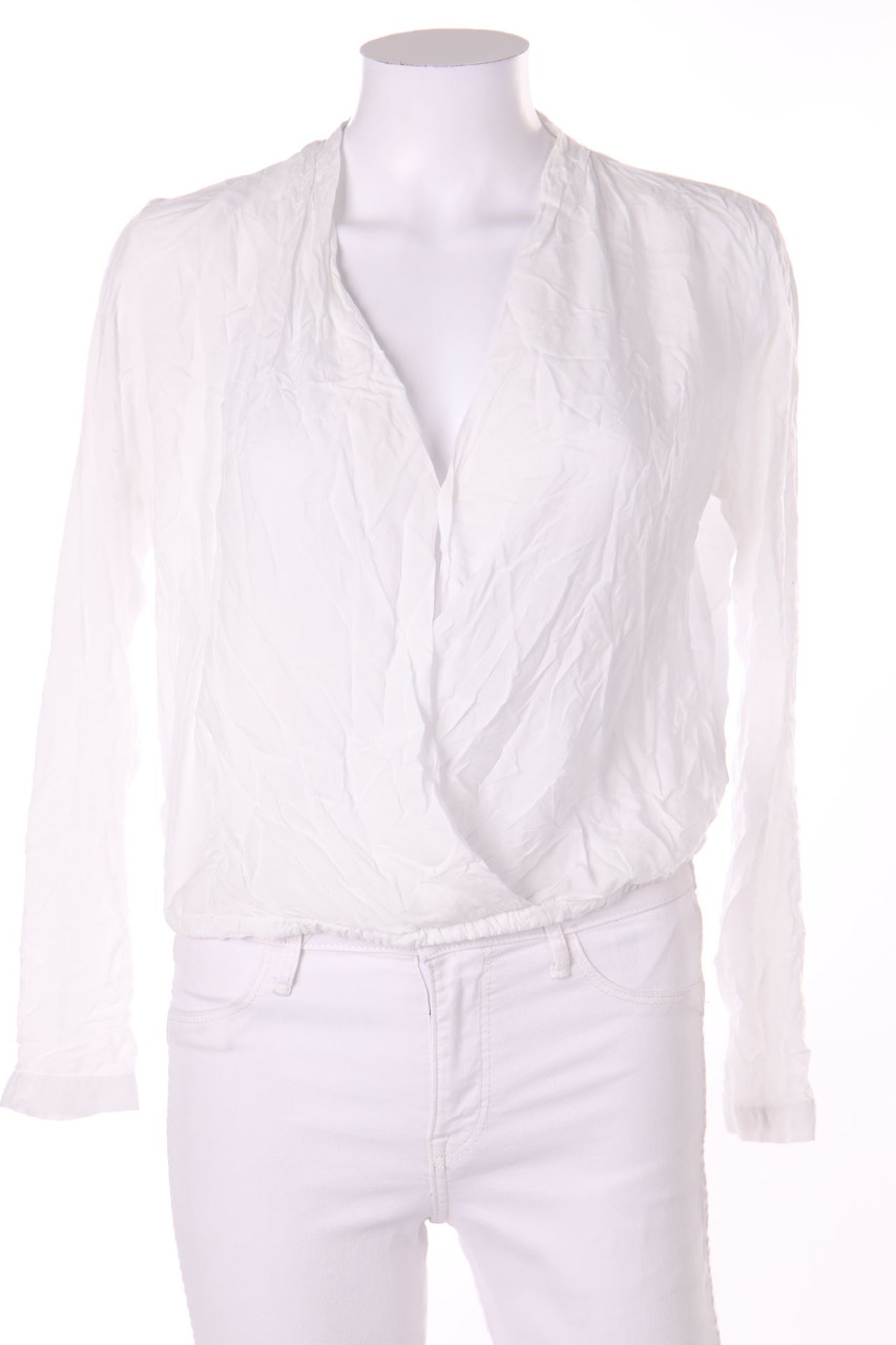 OPUS SOMEDAY IS TODAY - Bluse in Wickel-Optik - D 36