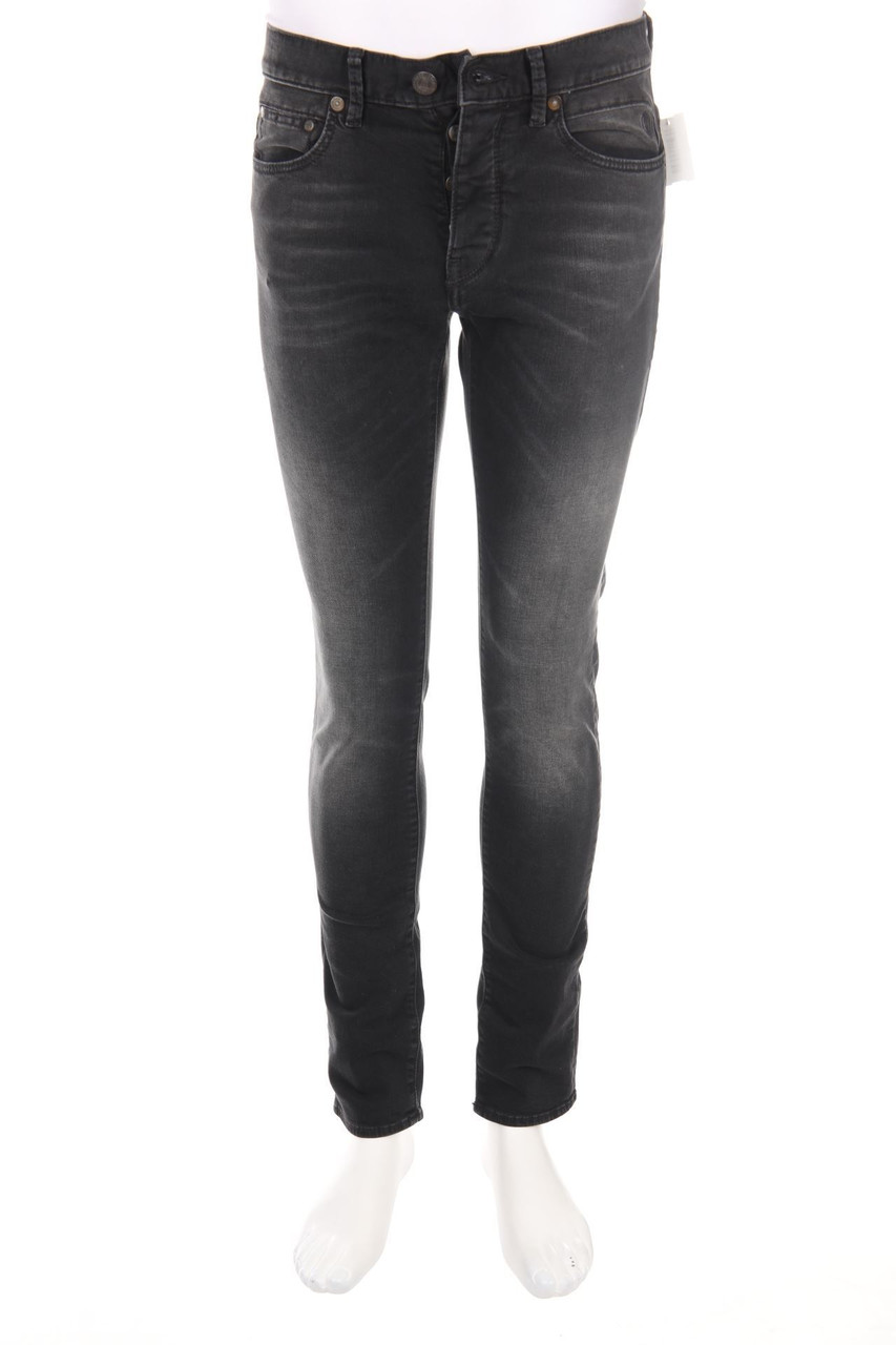 Herrlicher - Used Look Tapered Jeans mit Logo-Patch - W30