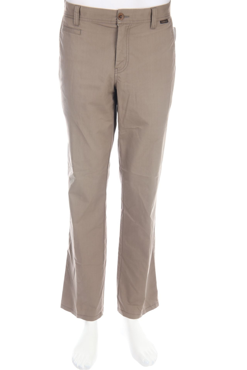 ALBERTO - Hose mit Logo-Badge - W34