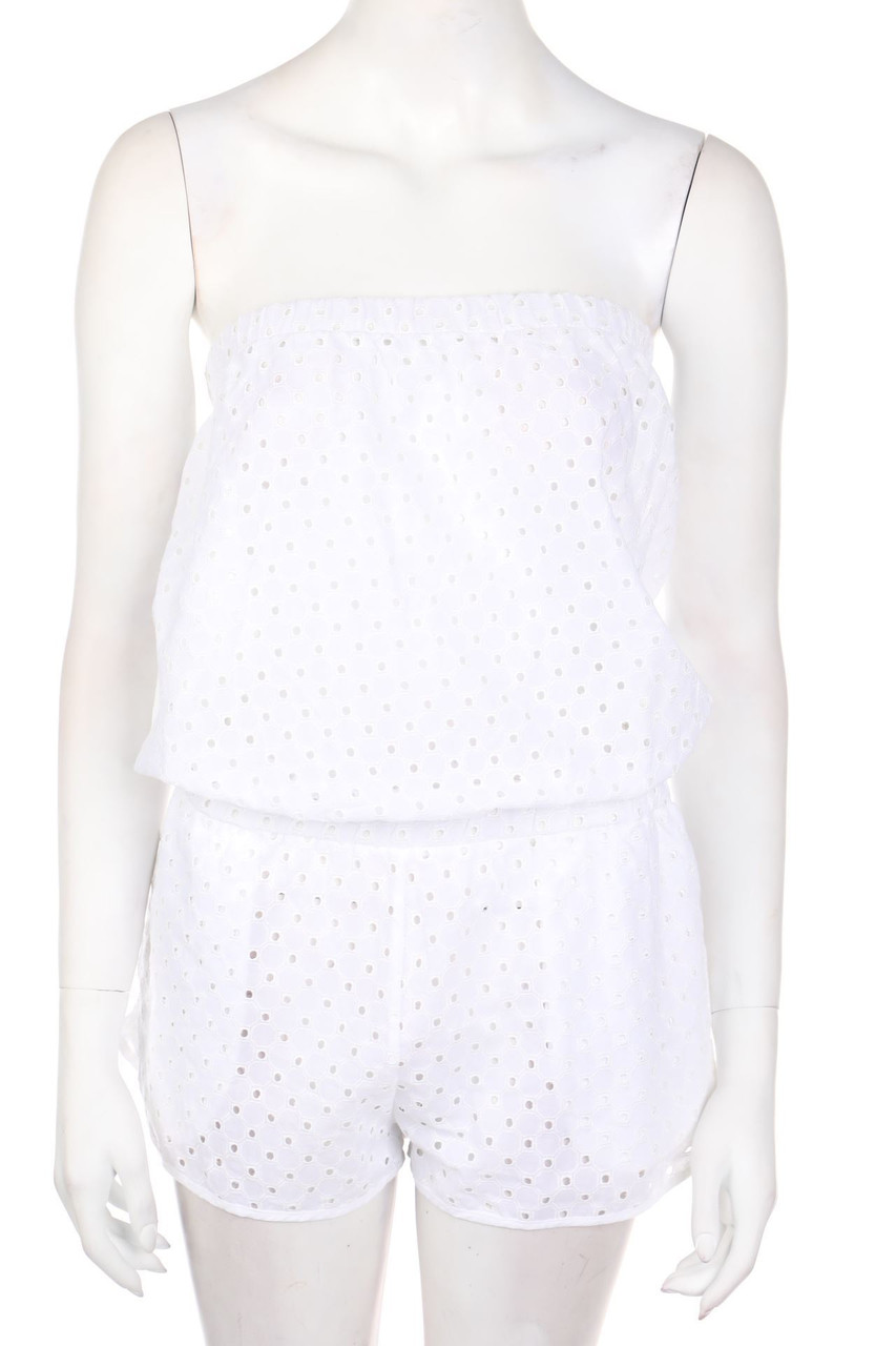 MARIE JO - dress, Eyelet Lace  with Ruffles - XS
