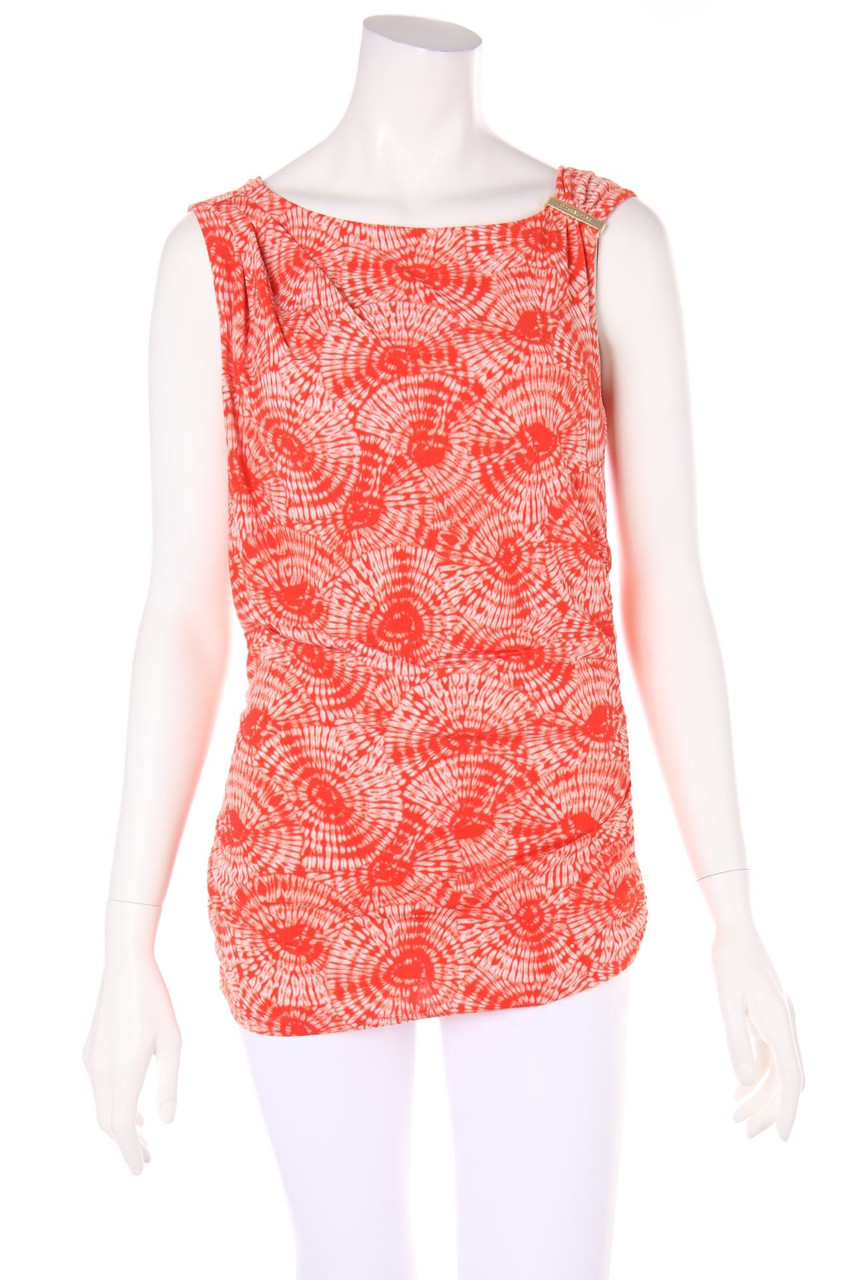 MICHAEL MICHAEL KORS - Batik-Top mit Logo-Applikation - M