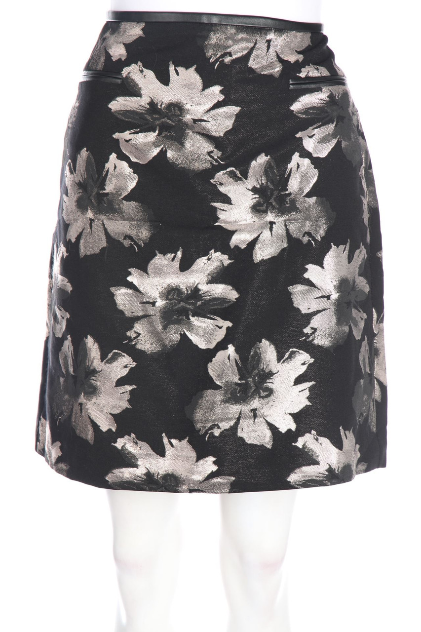 comma - Rock aus Jacquard mit Metallic-Effekt - D 38