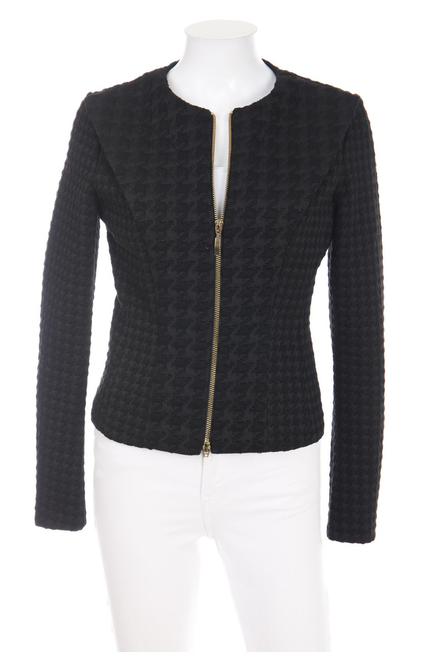 SANDRO FERRONE - Jacket with Houndstooth Pattern - D 36
