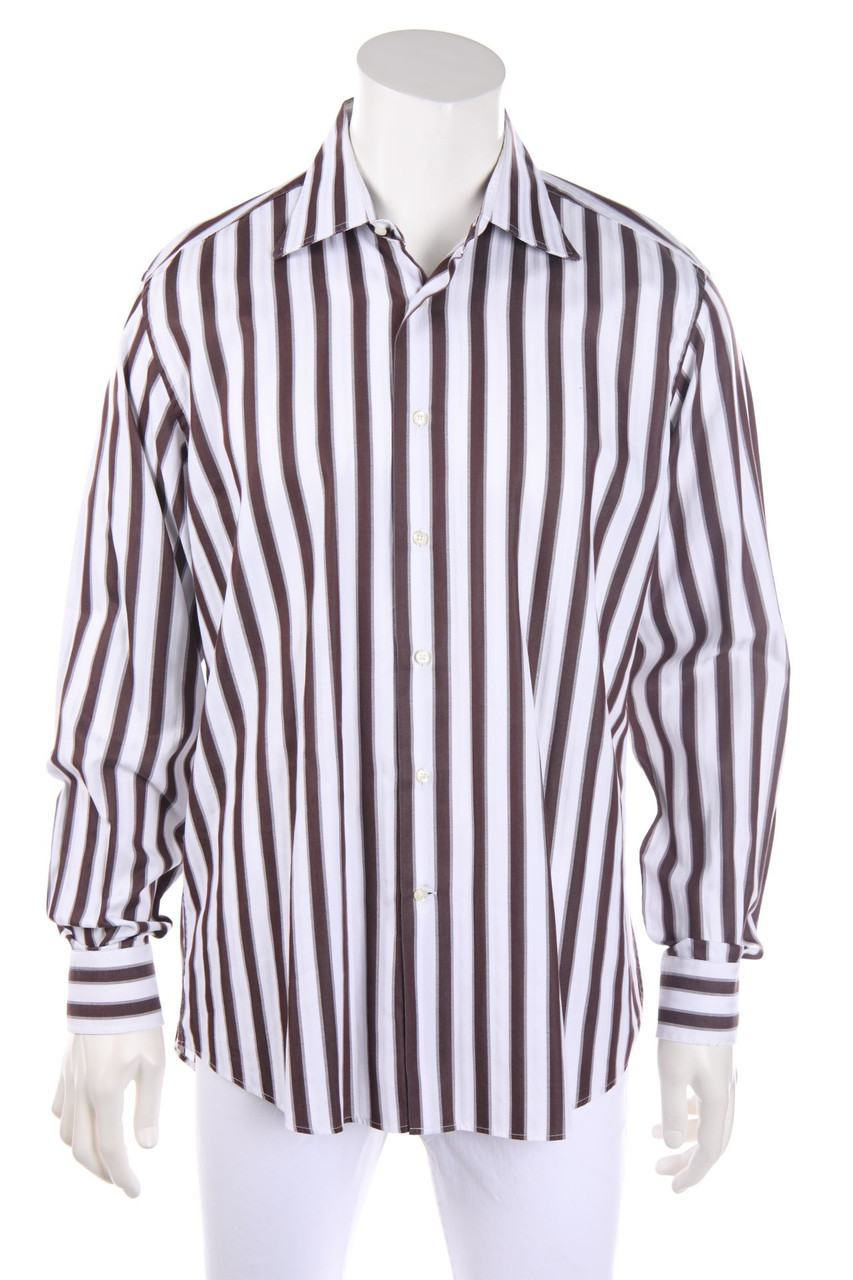 ETRO MILANO - gestreiftes Hemd - 43