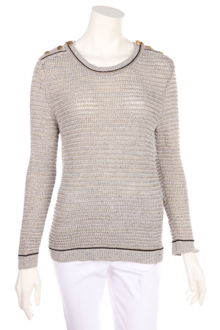 vanessa bruno - Strick-Pullover mit Seide - S