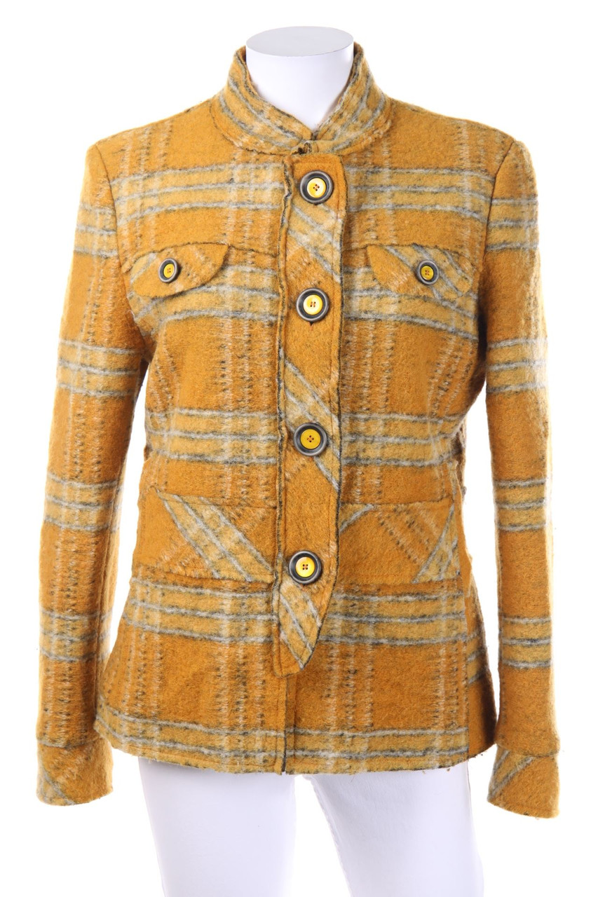 SCHIFFHAUER MUNICH - Vintage-Checked Blazer Jacket with wool - D 40