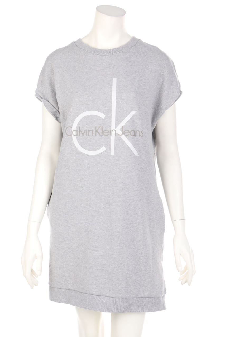 Calvin Klein Jeans - Sweat-dress with Logo-Print - L