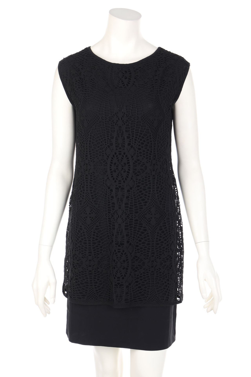 Piú & Piú - Dress, Lace, Layer Look - S