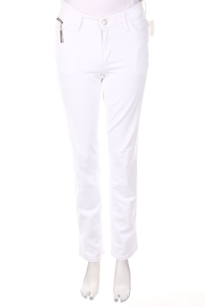 BOGNER JEANS - Straight Cut Jeans mit Logo-Patch - D 36