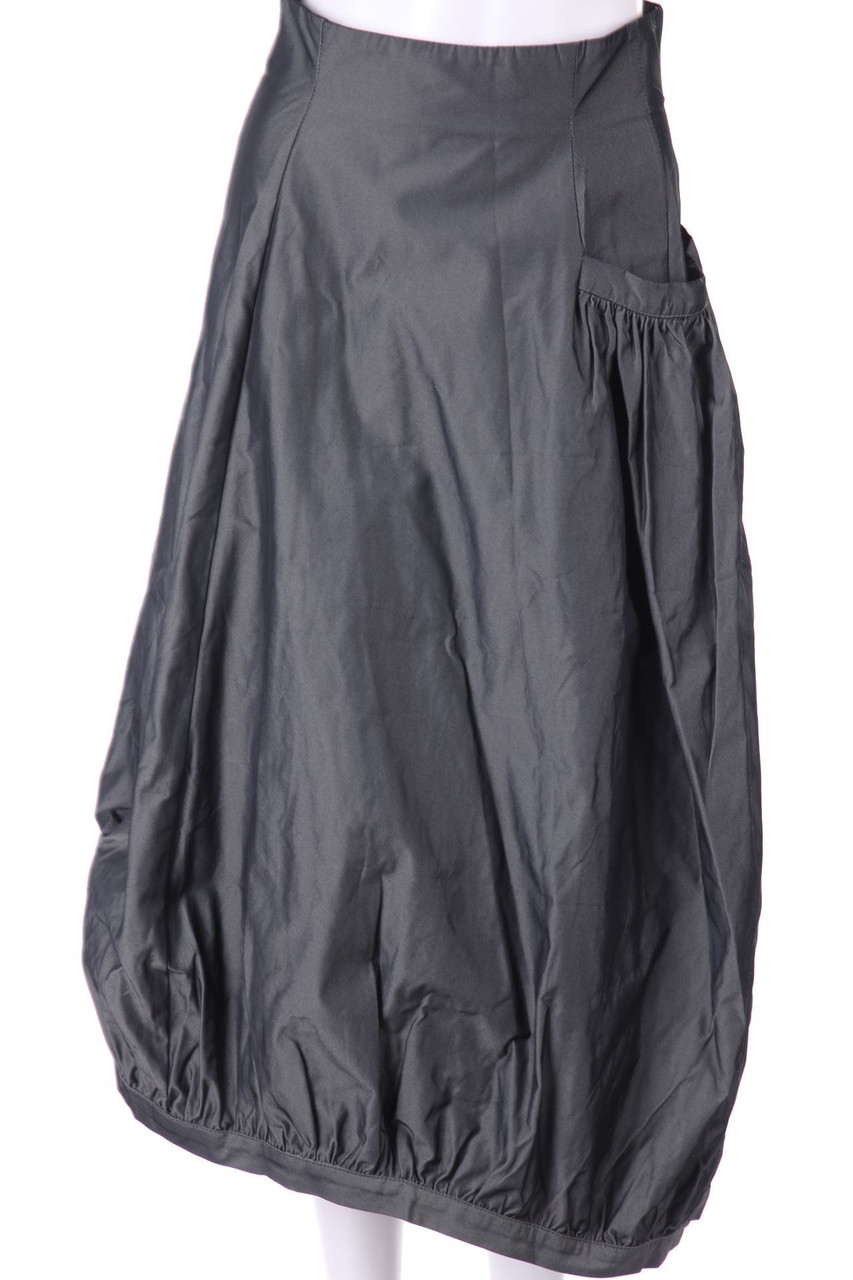 SARAH PACINI - Balloon-Midi Skirt with Metallic Effect - D 30