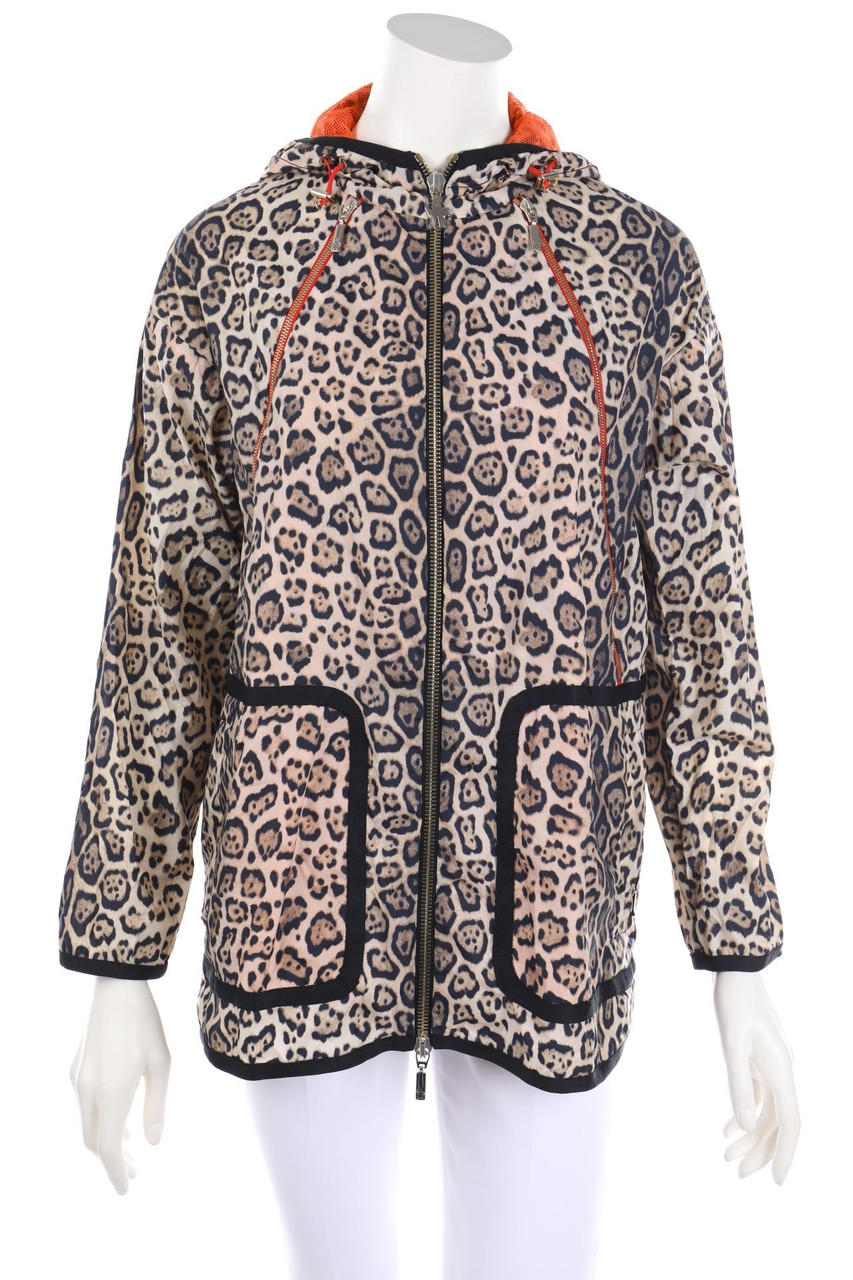 MONCLER GAMME ROUGE - Jacke mit Leo-Print - D 36