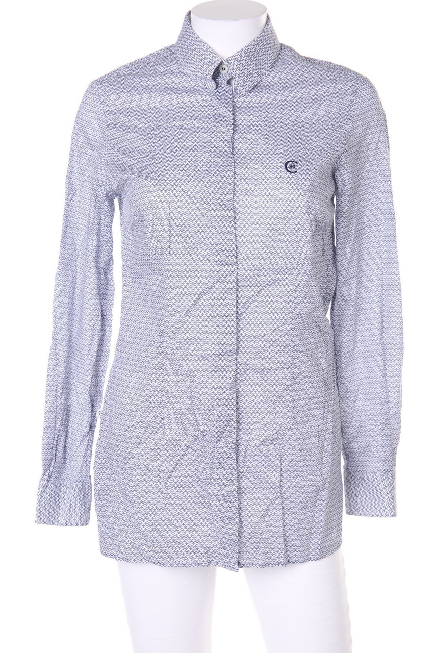 CERRUTI 1881 - Hemd-Bluse mit geometrischem Muster - S