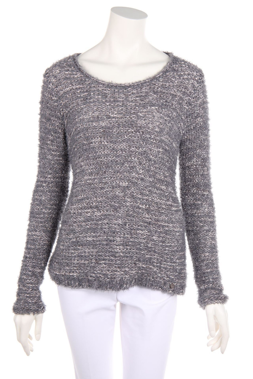 comma - Grobstrick-Strick-Pullover - D 36