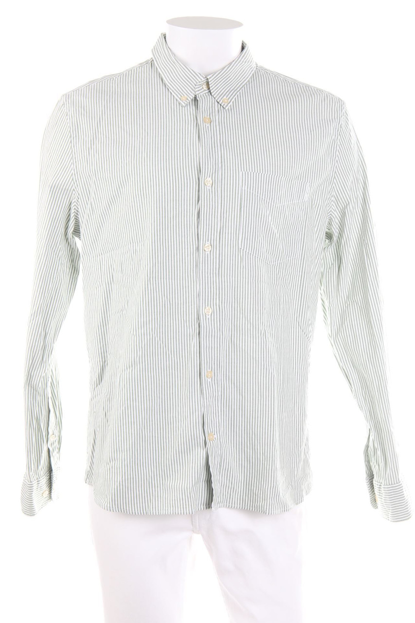 J.LINDEBERG - striped button-down collar shirt - XL