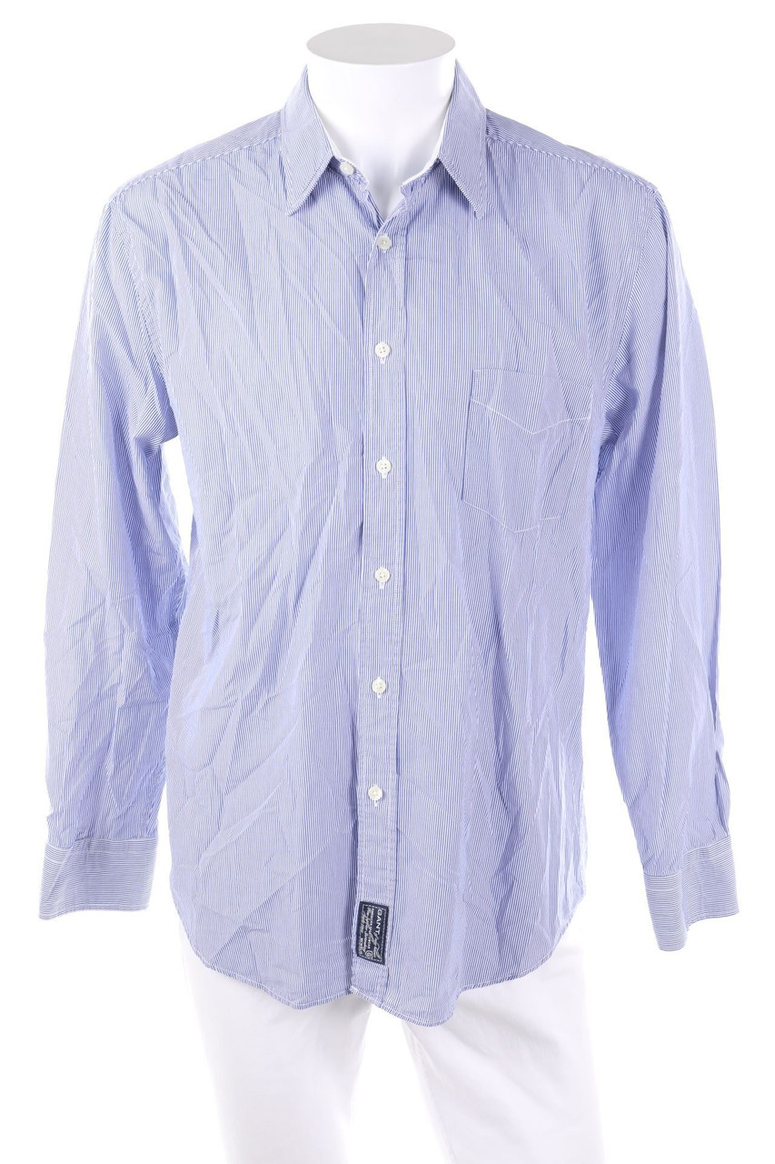 GANT - gestreiftes Hemd mit Logo-Badge - L