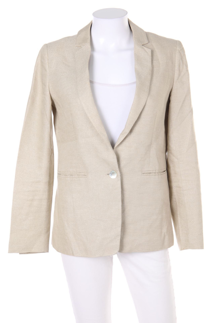 1.2.3. UN DEUX TROIS Paris - Blazer aus Leinen-Mix mit Glitzer - D 34