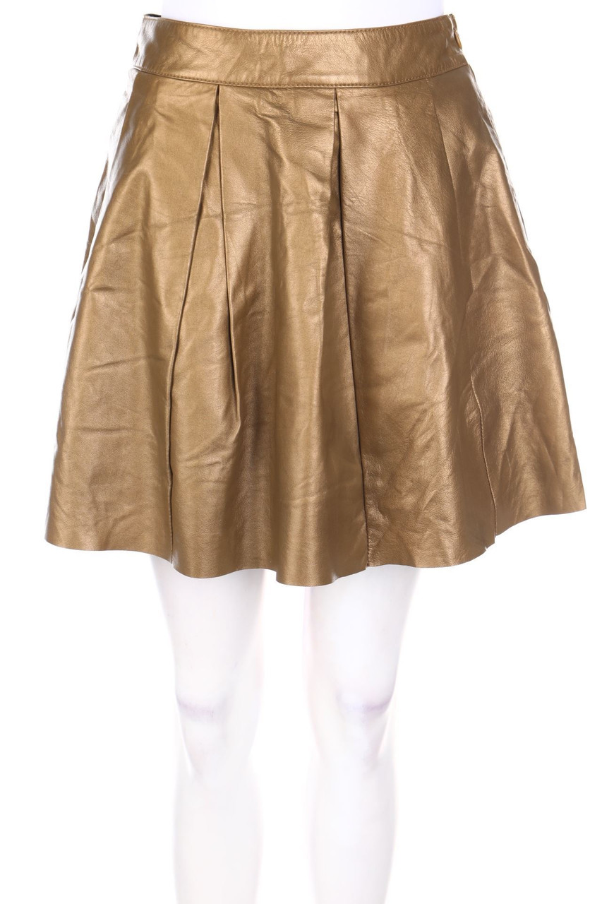 COMPTOIR DES COTONNIERS - Lederrock mit Metallic-Effekt - D 34