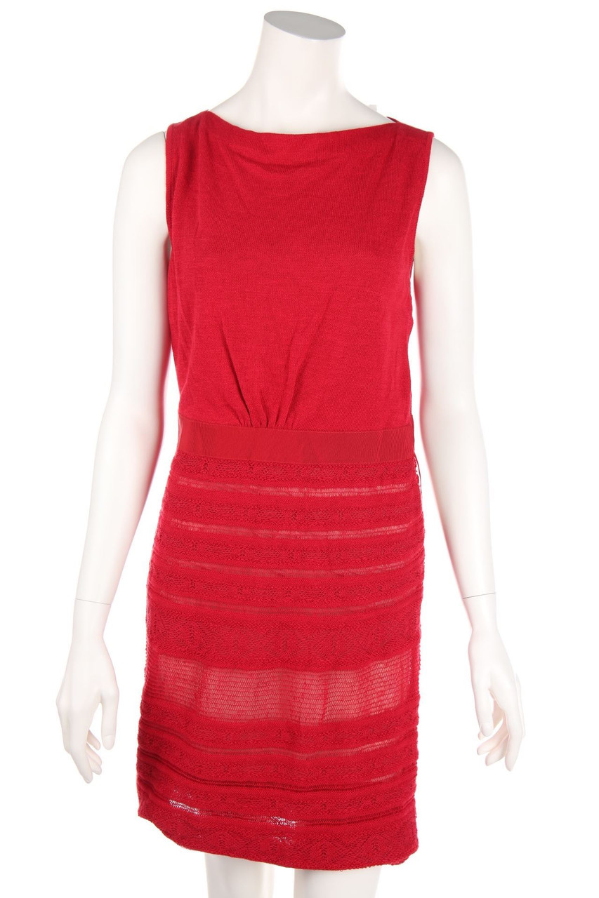 GiAMBATTiSTA VALLi - Patterned Cocktail Dress, Linen-Silk-Blend - M