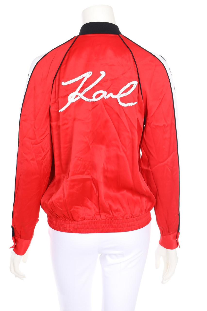 Karl Lagerfeld - Blouson Jacket with Logo Application with Sequins - D 36