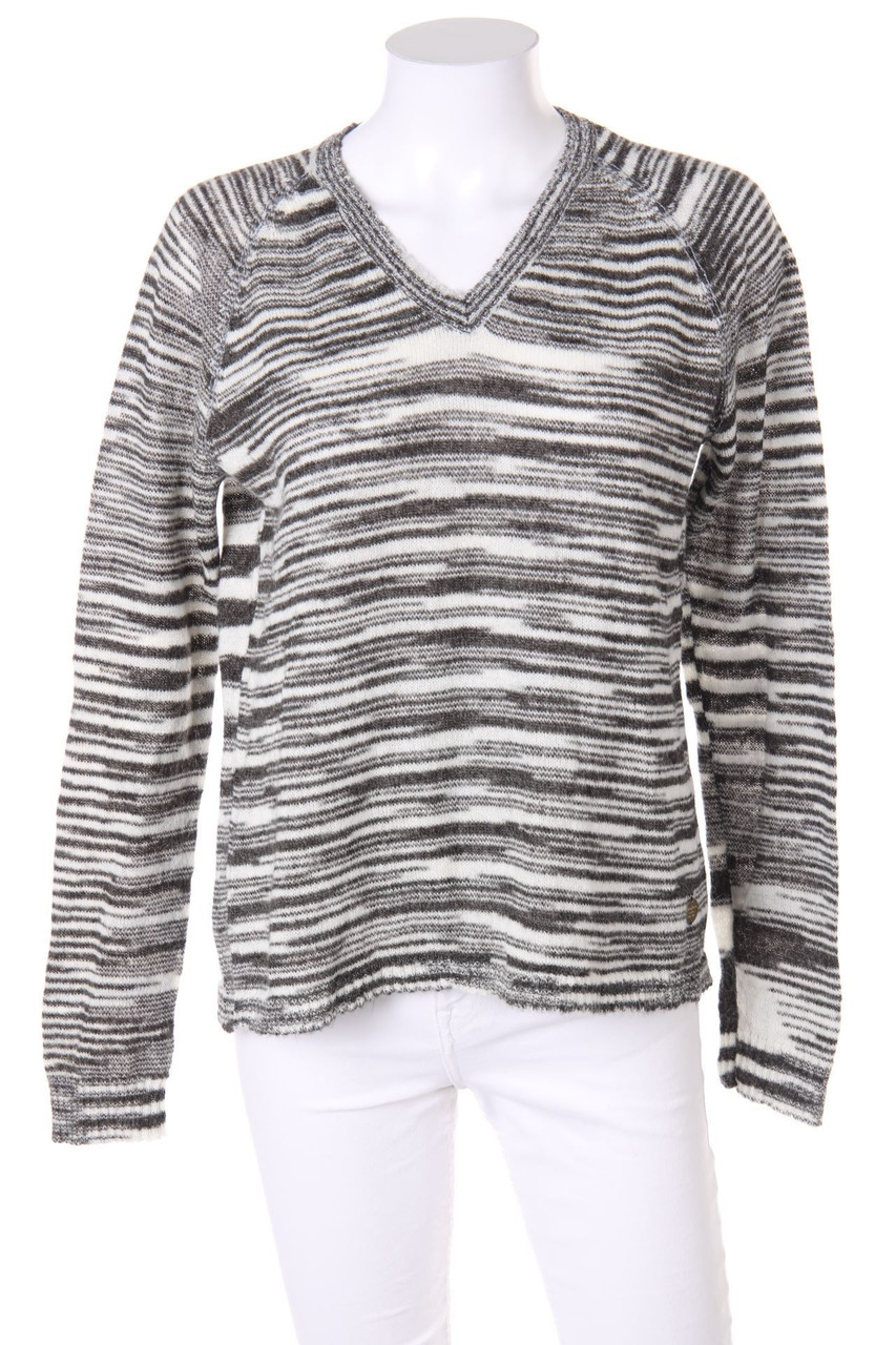 Pepe Jeans - Muster-Strick-Pullover mit Wolle - L