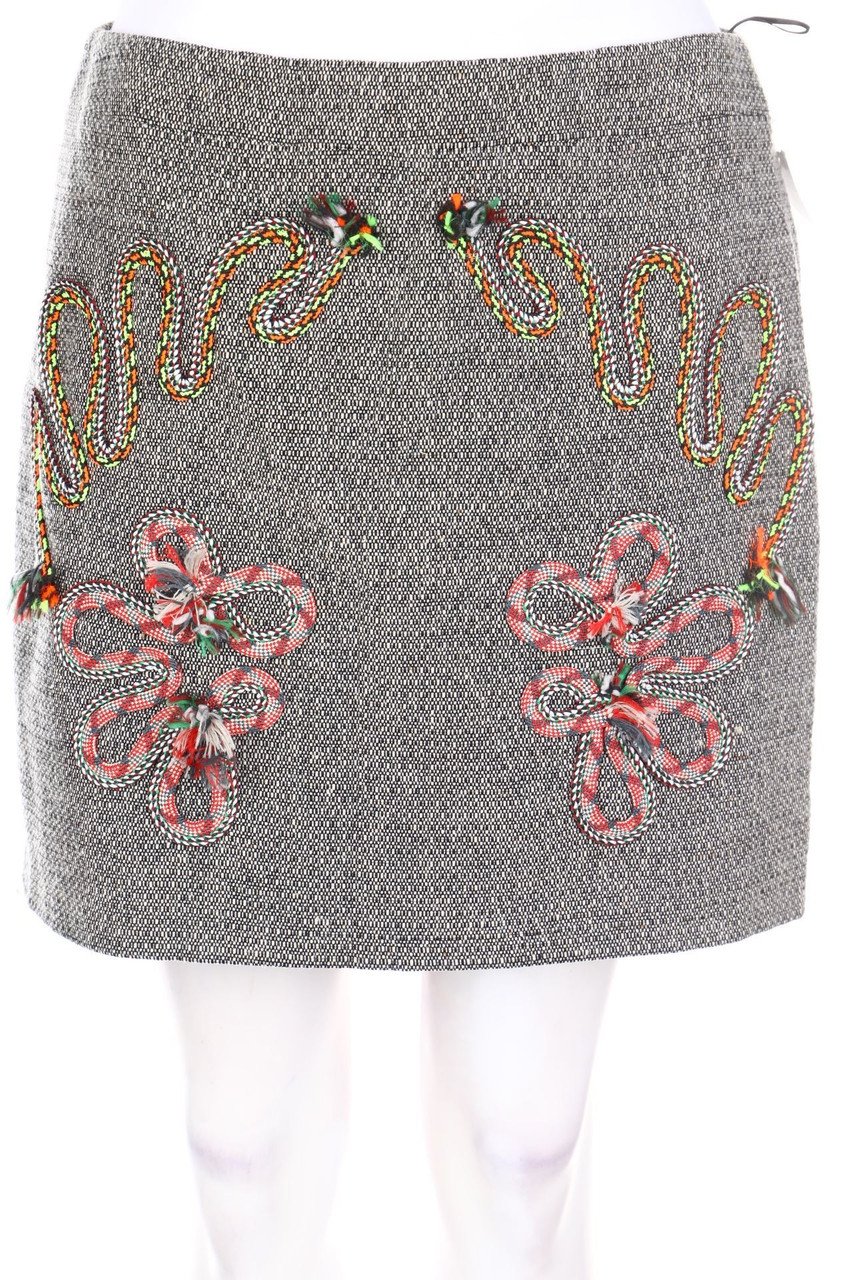 STELLA MC CARTNEY - Skirt, Wool-Blend with Applications - D 42