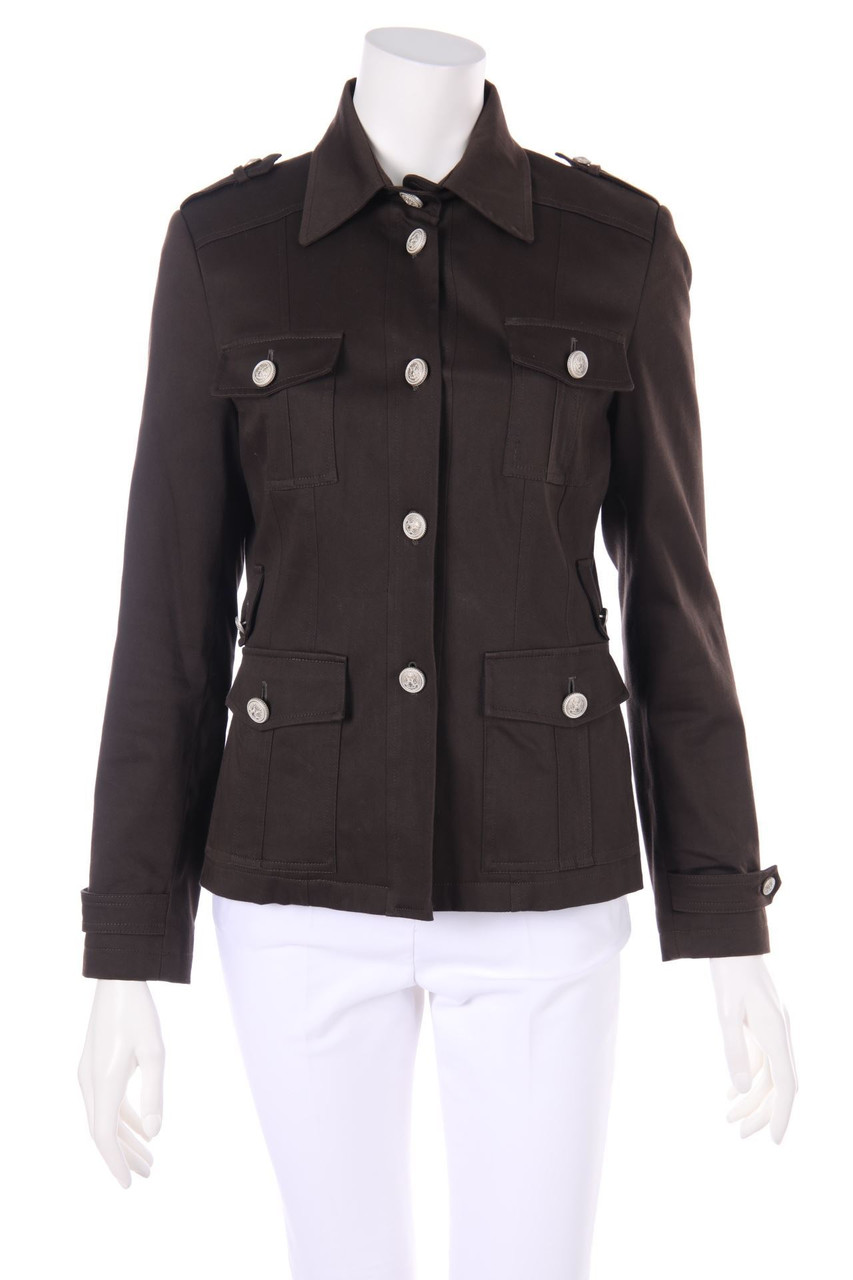 alberto bini - Military-Jacke mit aufgesetzten Taschen - D 38