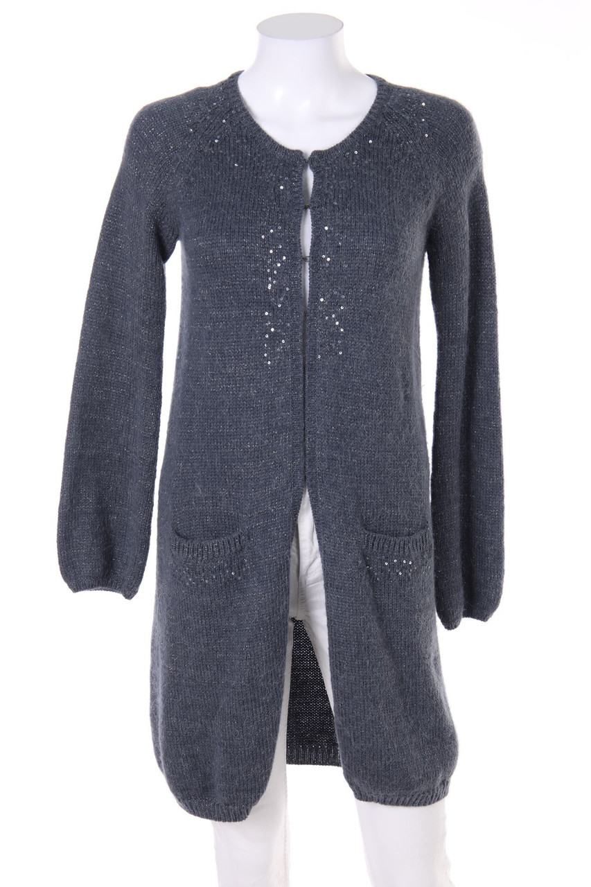 GERARD DAREL - Glitzer-Cardigan mit Alpaka - D 36