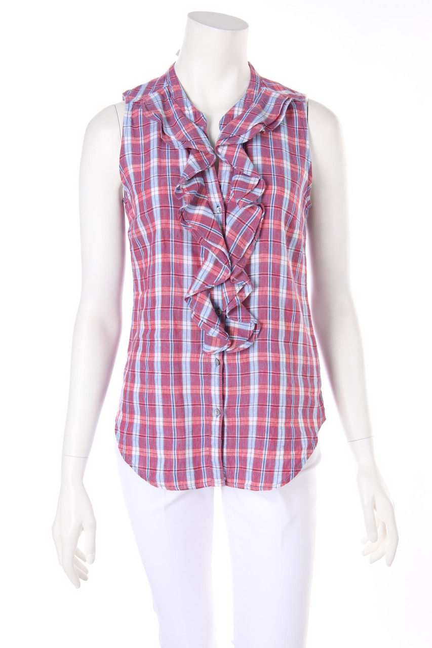 Marc O´Polo - Leinenbluse mit Volants - D 34