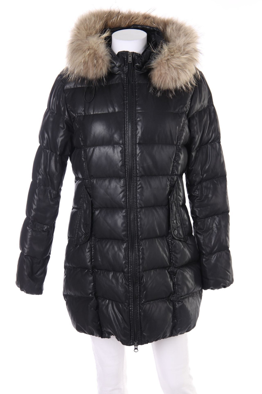 BOMBOOGIE - Down Coat with Real Fur Trim - D 40