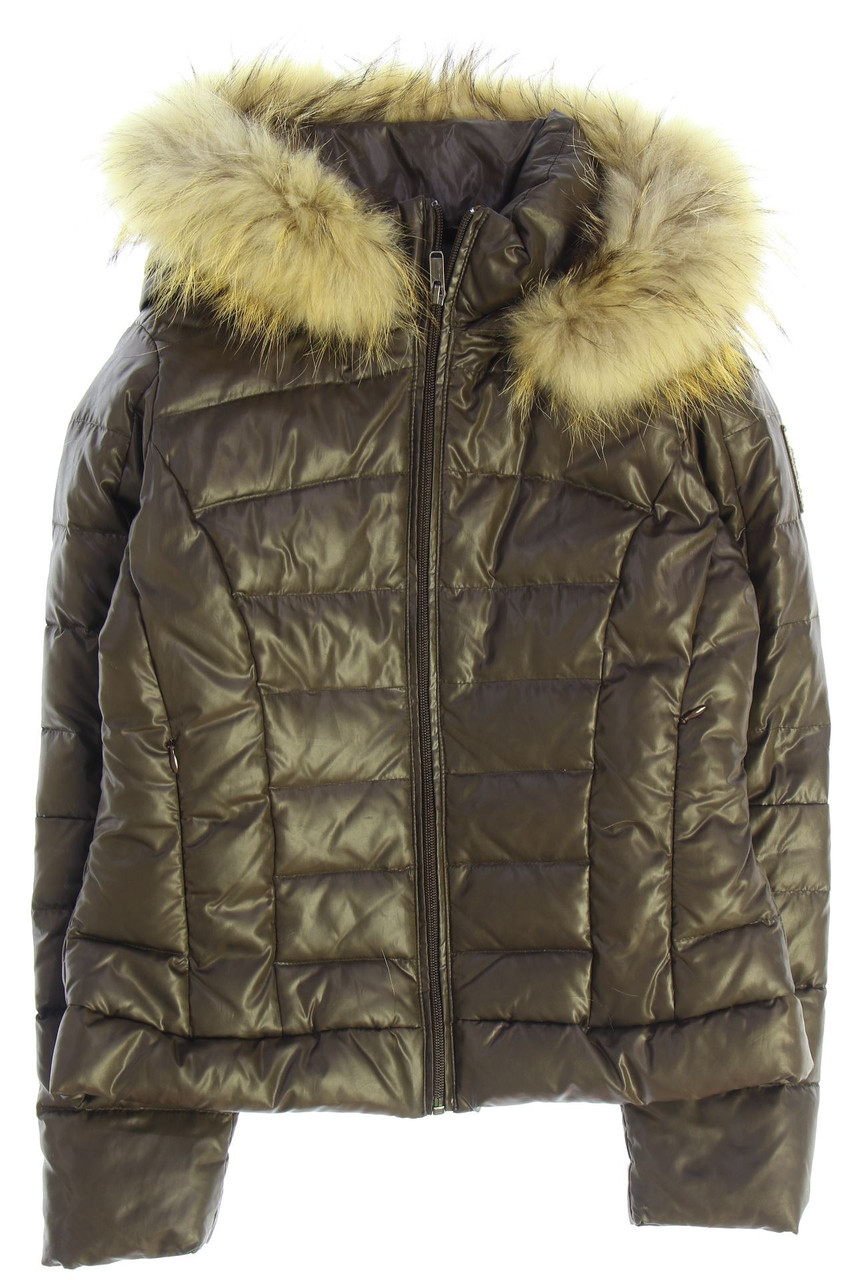 BOMBOOGIE - Down-jacket with Real Fur Trim - 164