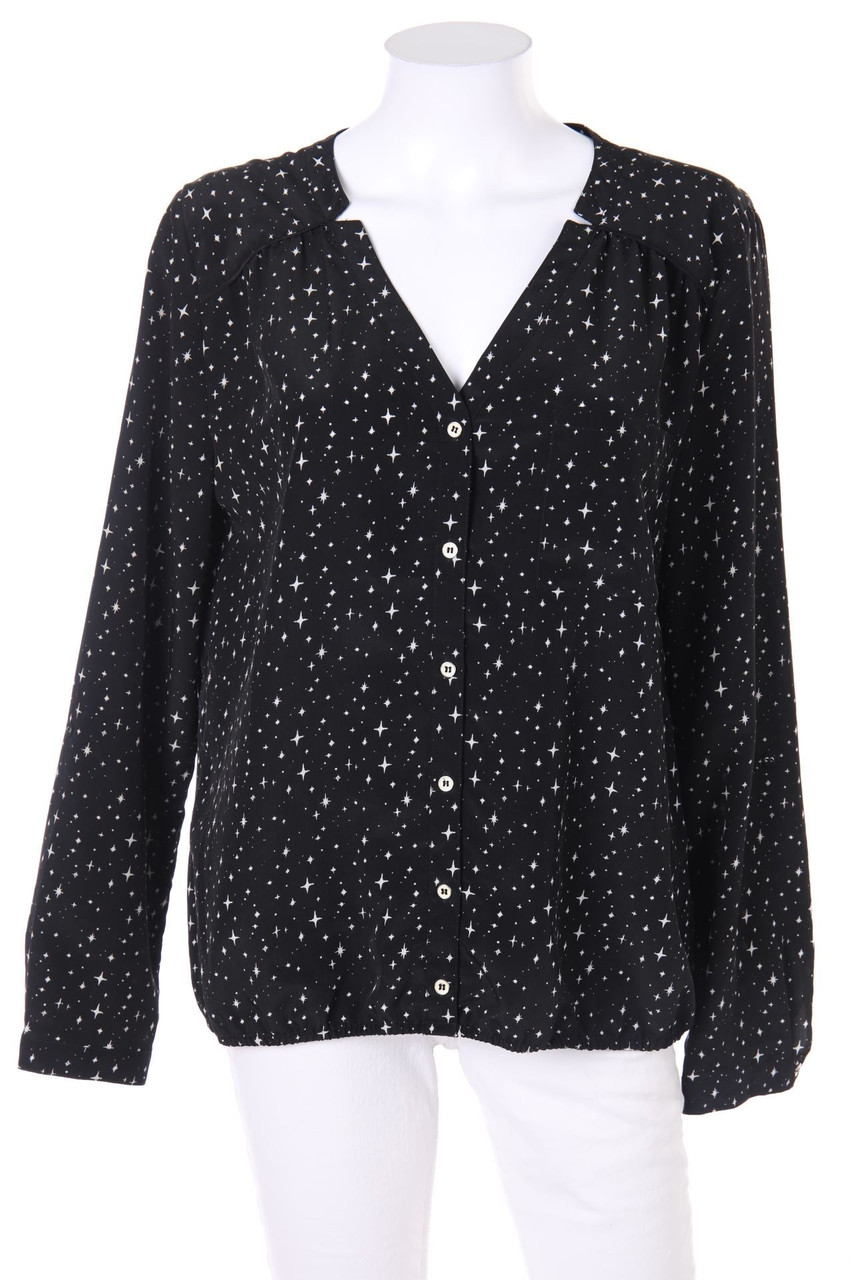 OPUS SOMEDAY IS TODAY - Print-Bluse mit Roll-up-Manschette - D 40