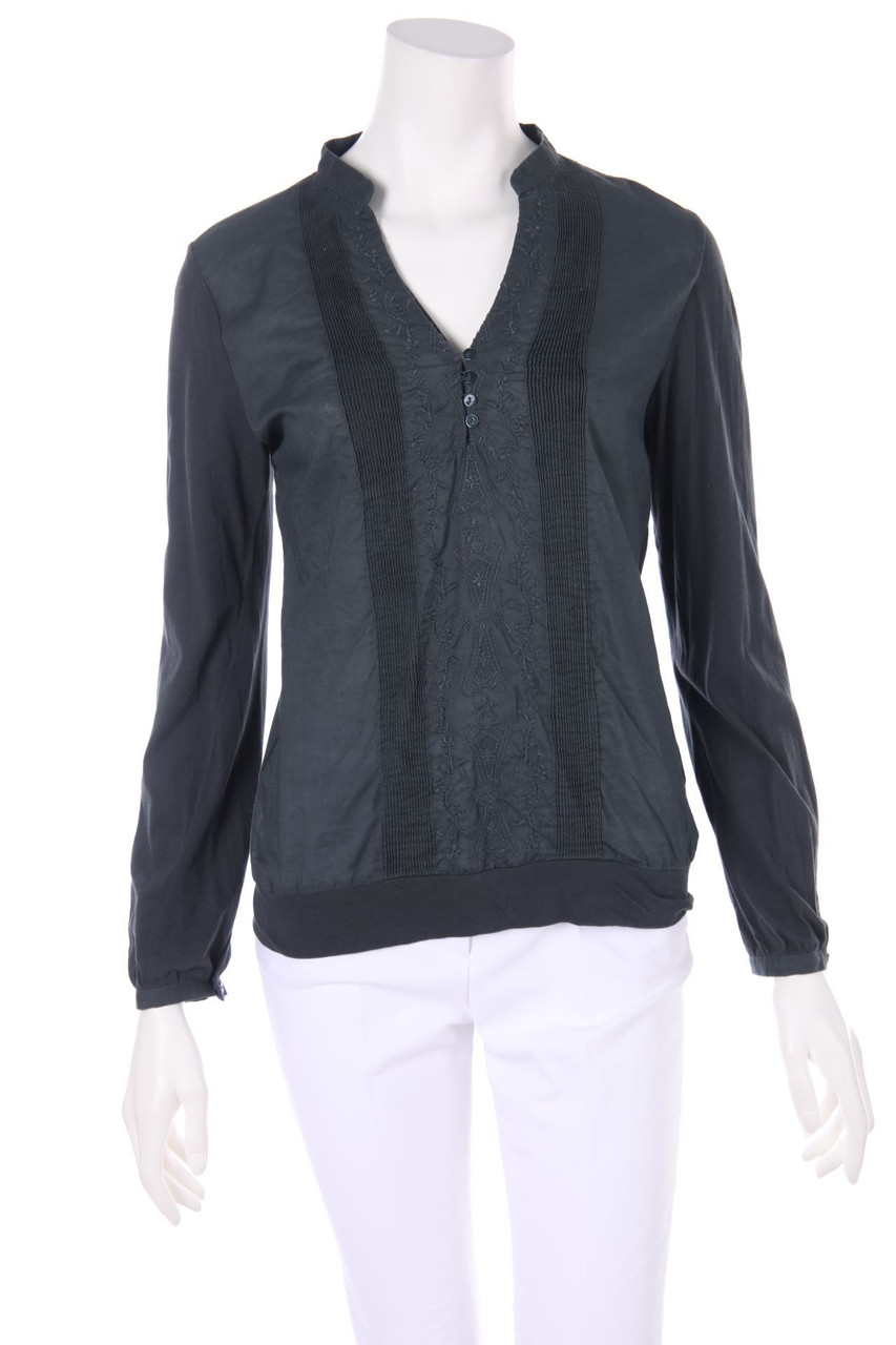 Massimo Dutti - Bluse mit Stickereien - D 34