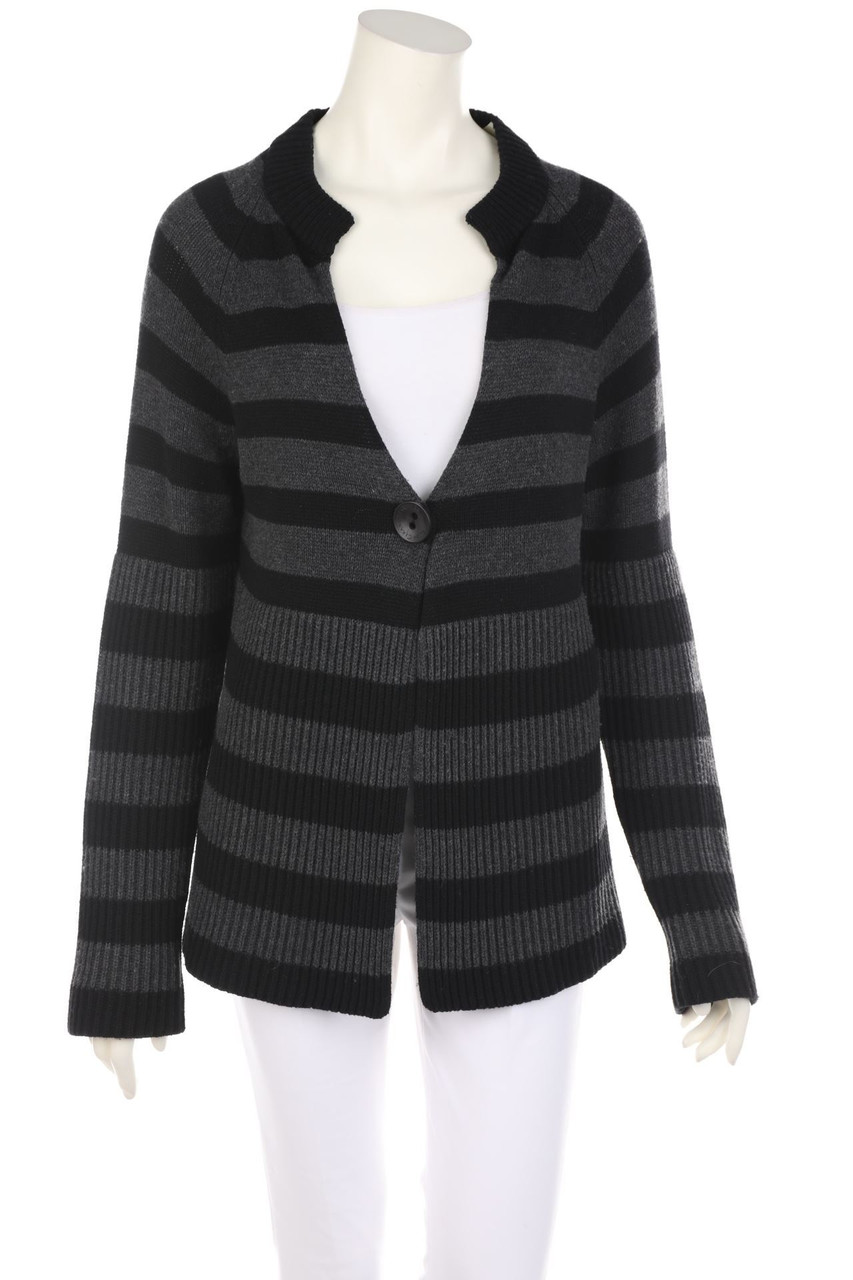 LUISA CERANO - Streifen-Cardigan mit Kaschmir - L