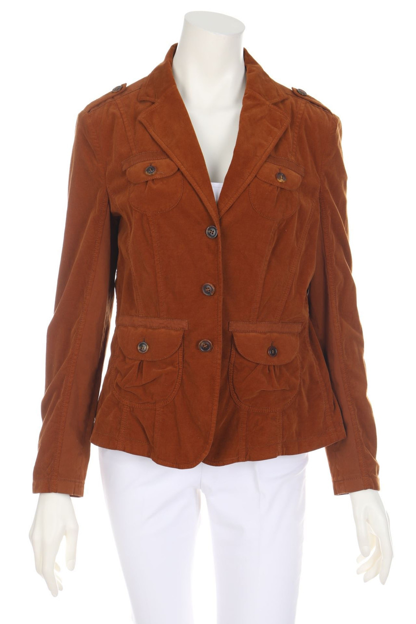 MARC CAIN - Cord-Blazer mit aufgesetzten Taschen - D 42