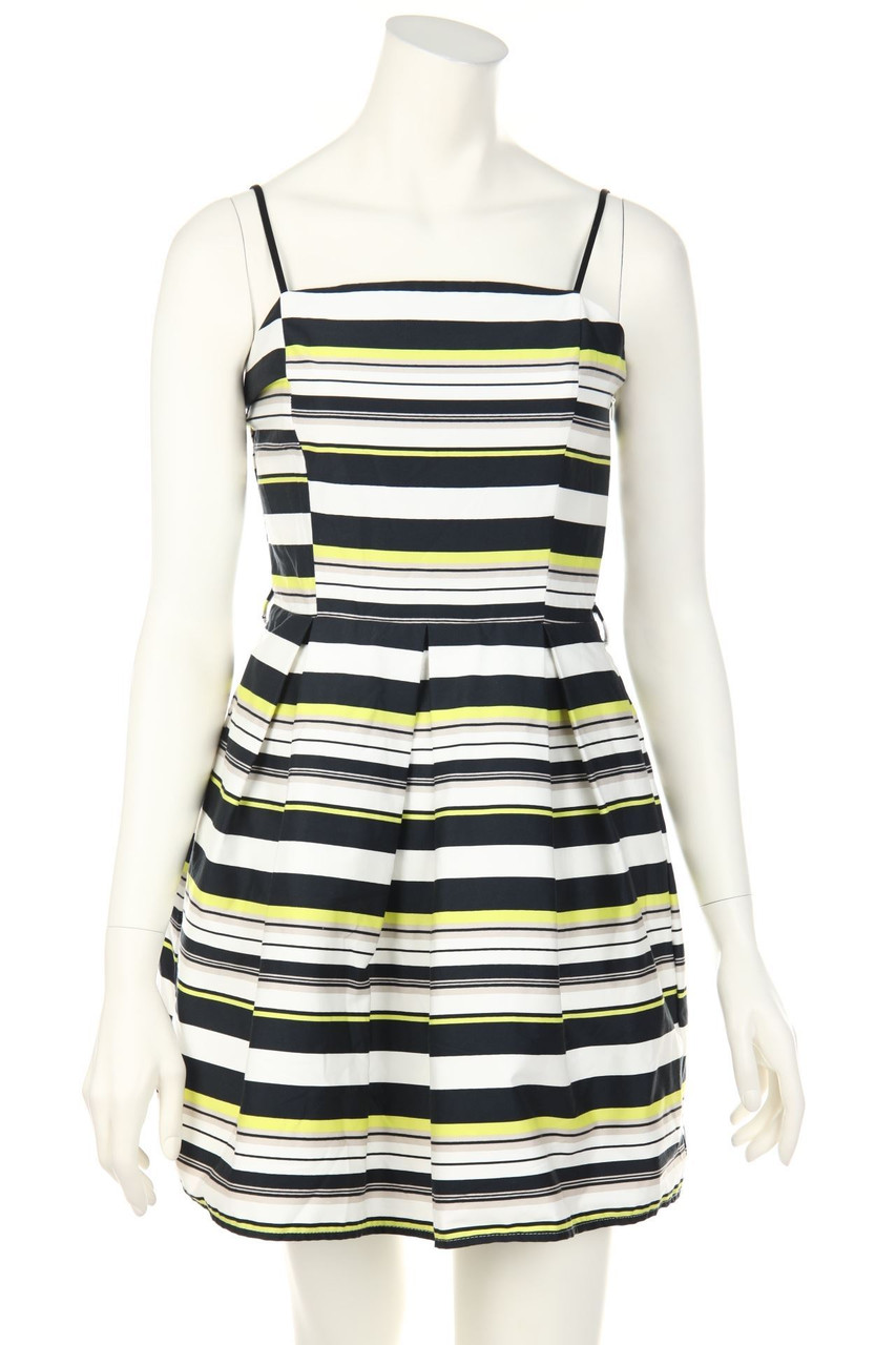 RINASCIMENTO - Cocktail Dress with Stripes - M