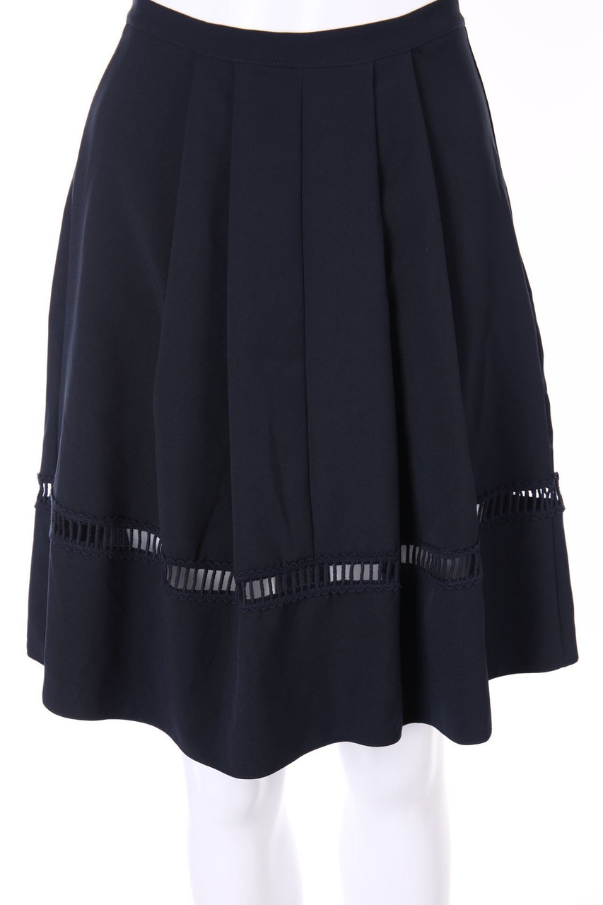 RINASCIMENTO - Pleated-Skirt with Lace Insert - XS