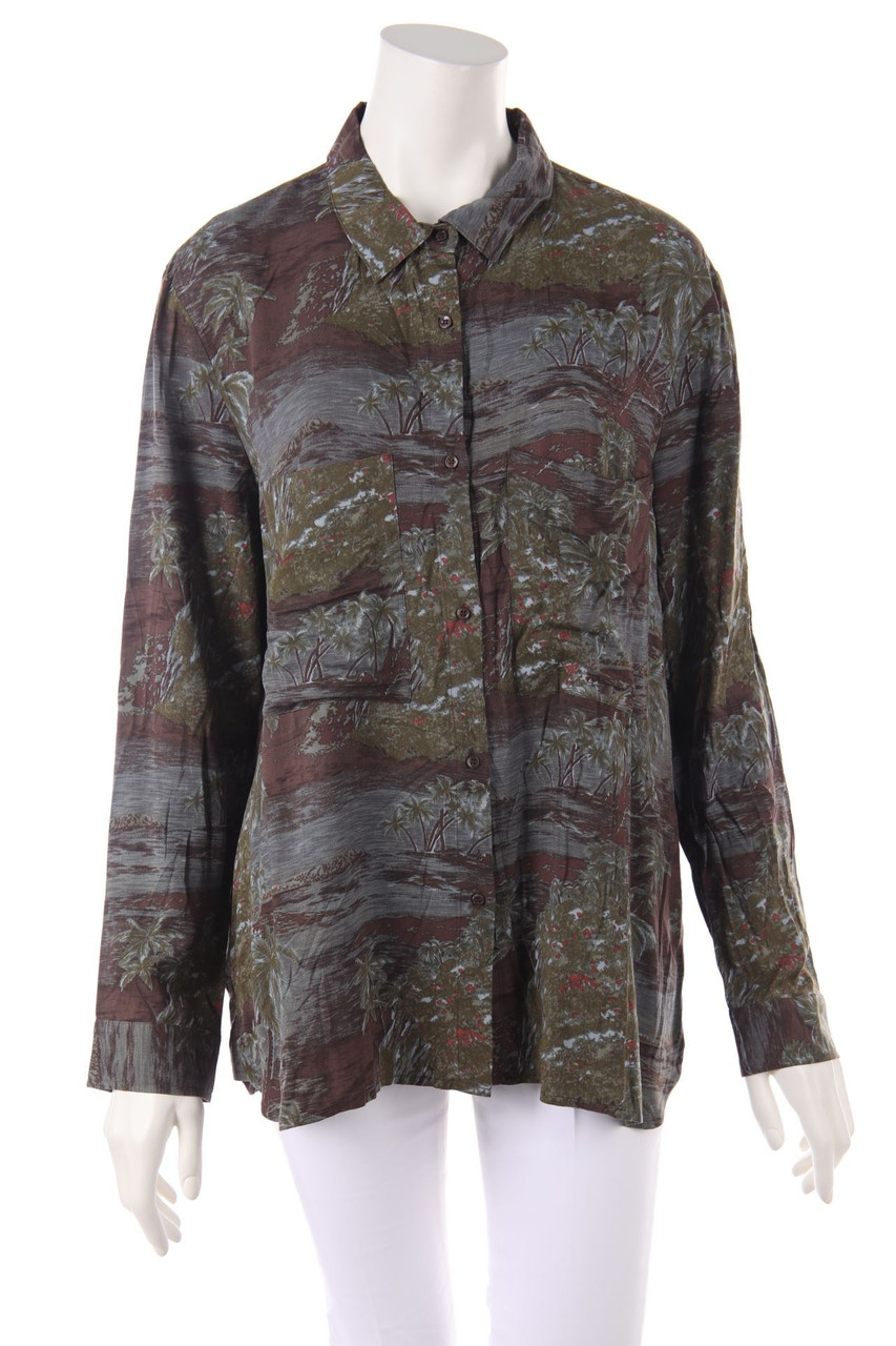 athé vanessa bruno - Shirt Blouse with Tropical Print - D 40