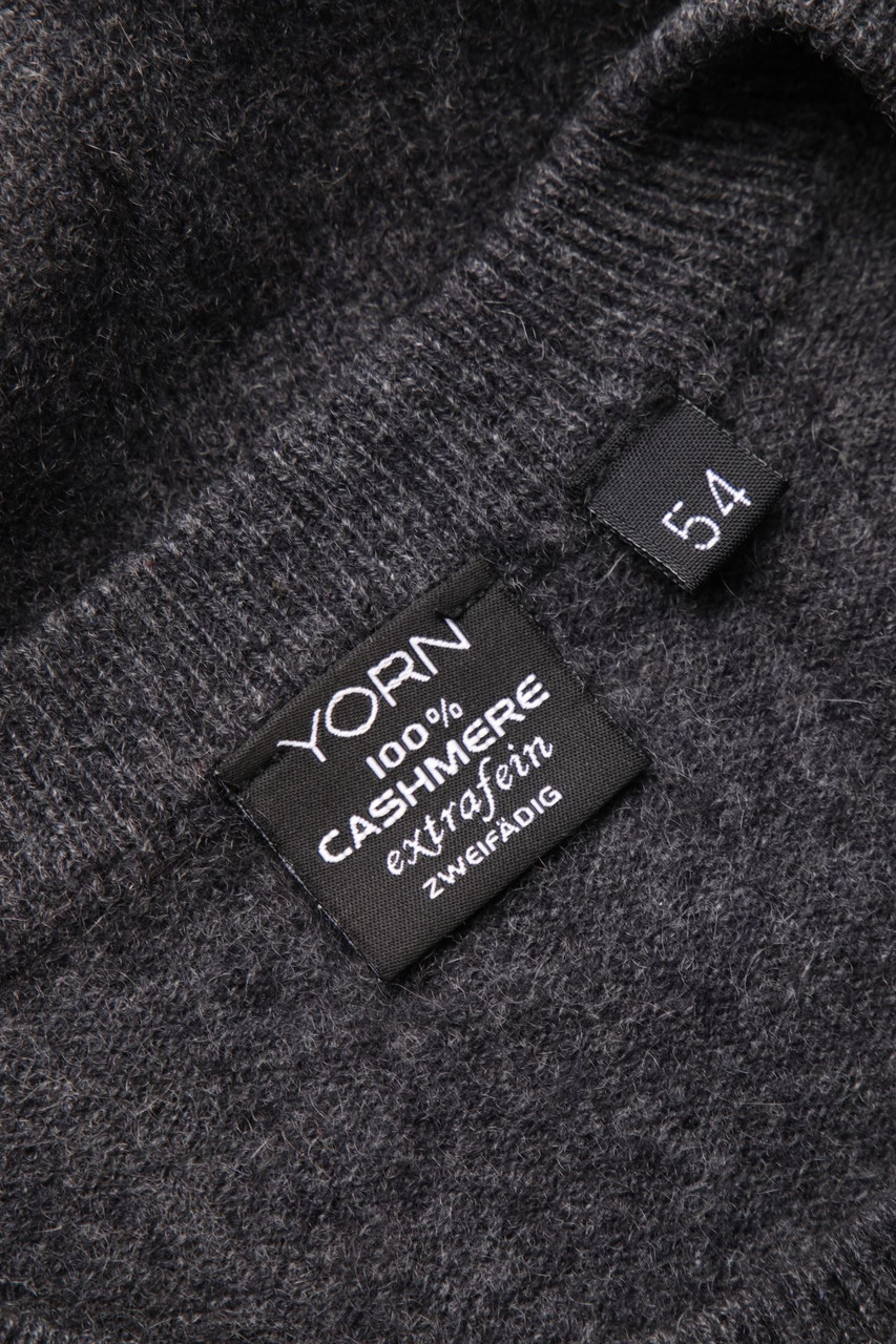 YORN 100% CASHMERE - crewneck 100 