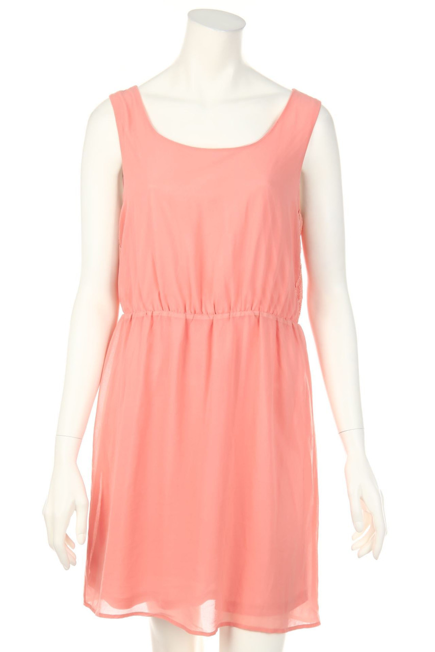 SOAKED IN LUXURY - Chiffon-dress with Lace - M